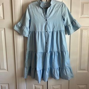 Casual dress with 3/4 sleeve